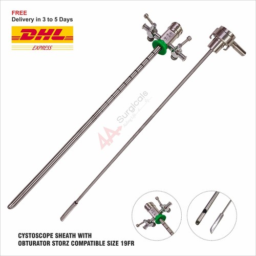 Cystoscope sheath with - sheath,